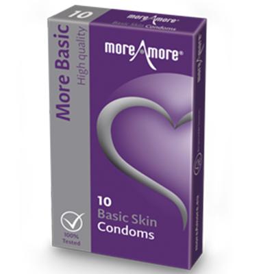 MoreAmore kondomy Basic Skin 10 ks MoreAmore