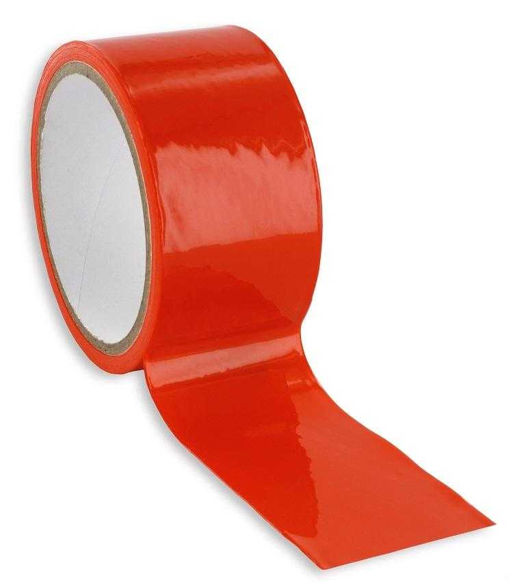 BOOM Bondážní páska 15 m  - červená BOOM