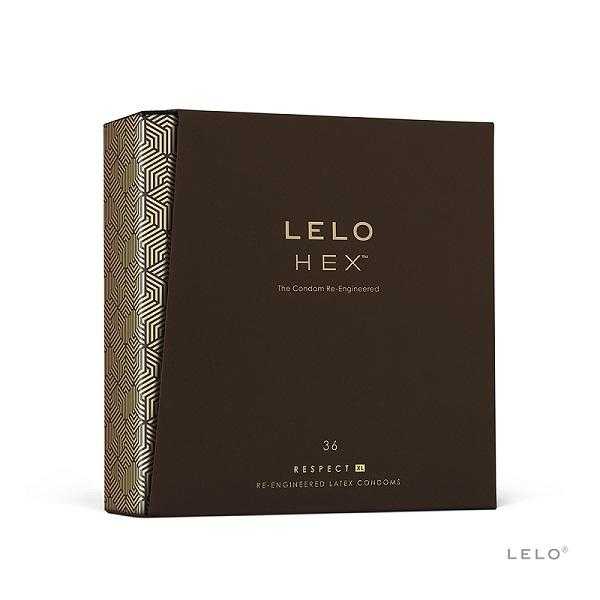 Lelo HEX respect XL kondomy 36 ks Lelo