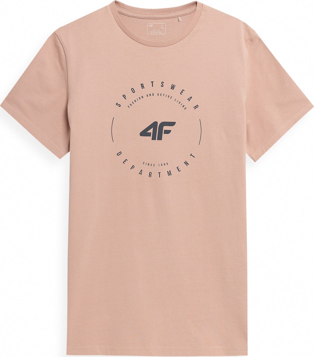4F Funkční tričko korálová / černá