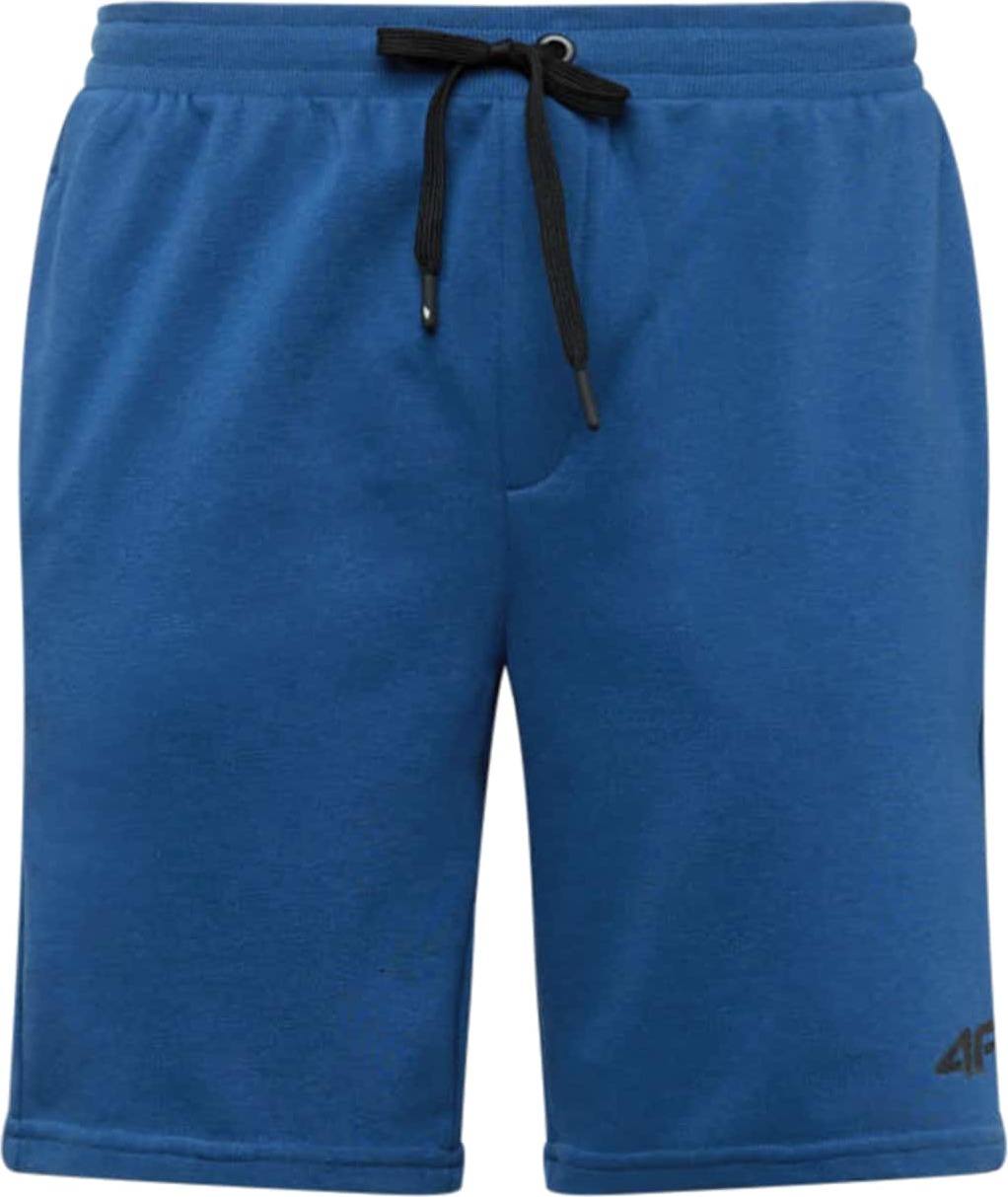 4F Sportovní kalhoty modrá / černá