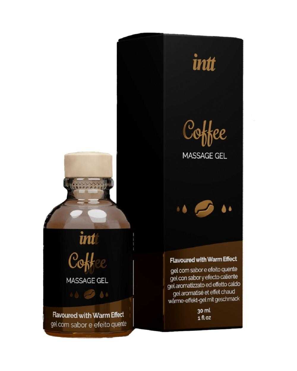 intt Coffee Masážní gel s hřejivým efektem 30 ml intt