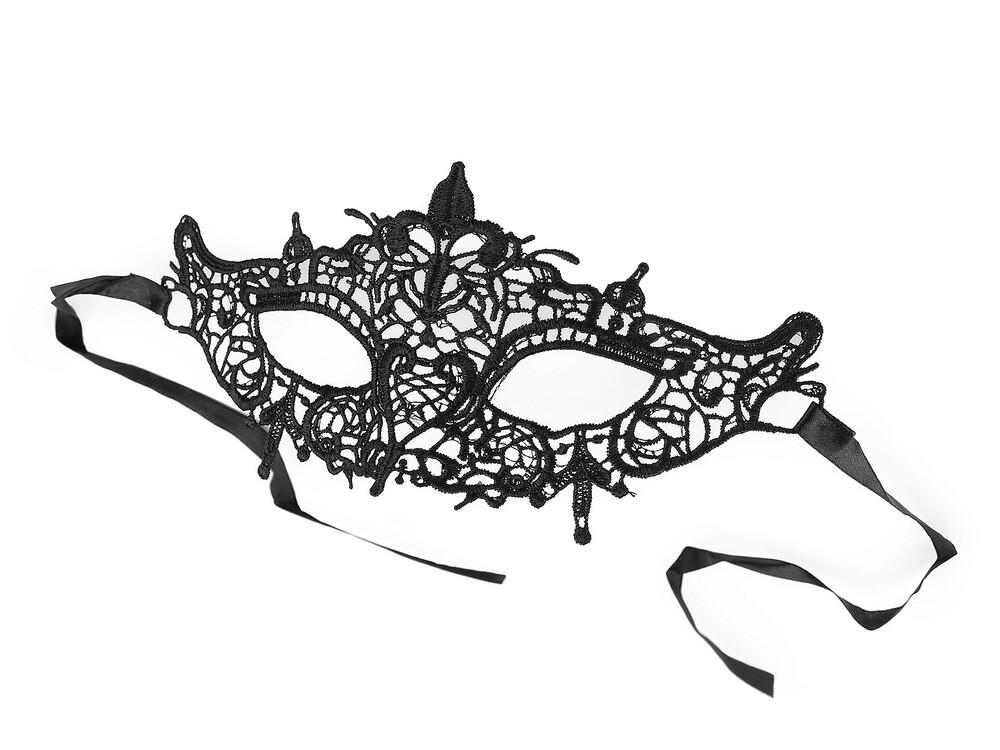 Karnevalová maska krajková VI. Stoklasa