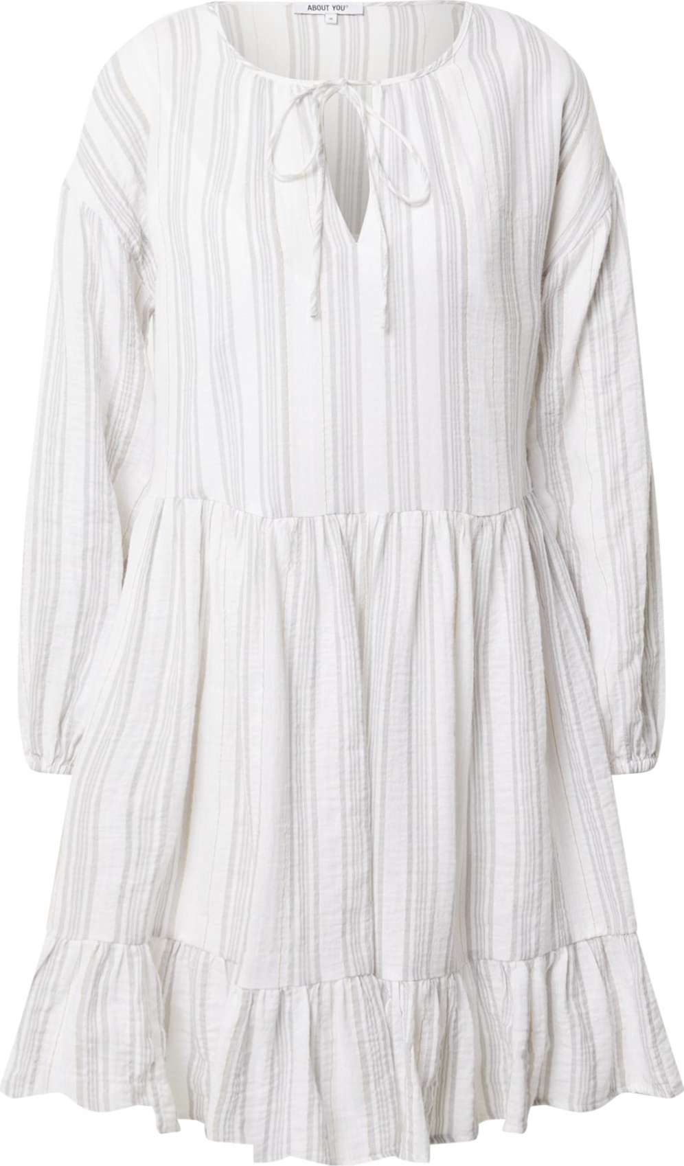 ABOUT YOU Šaty 'Pace' khaki / bílá