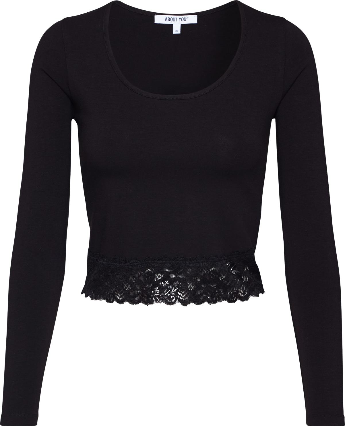ABOUT YOU Tričko 'Romy' černá