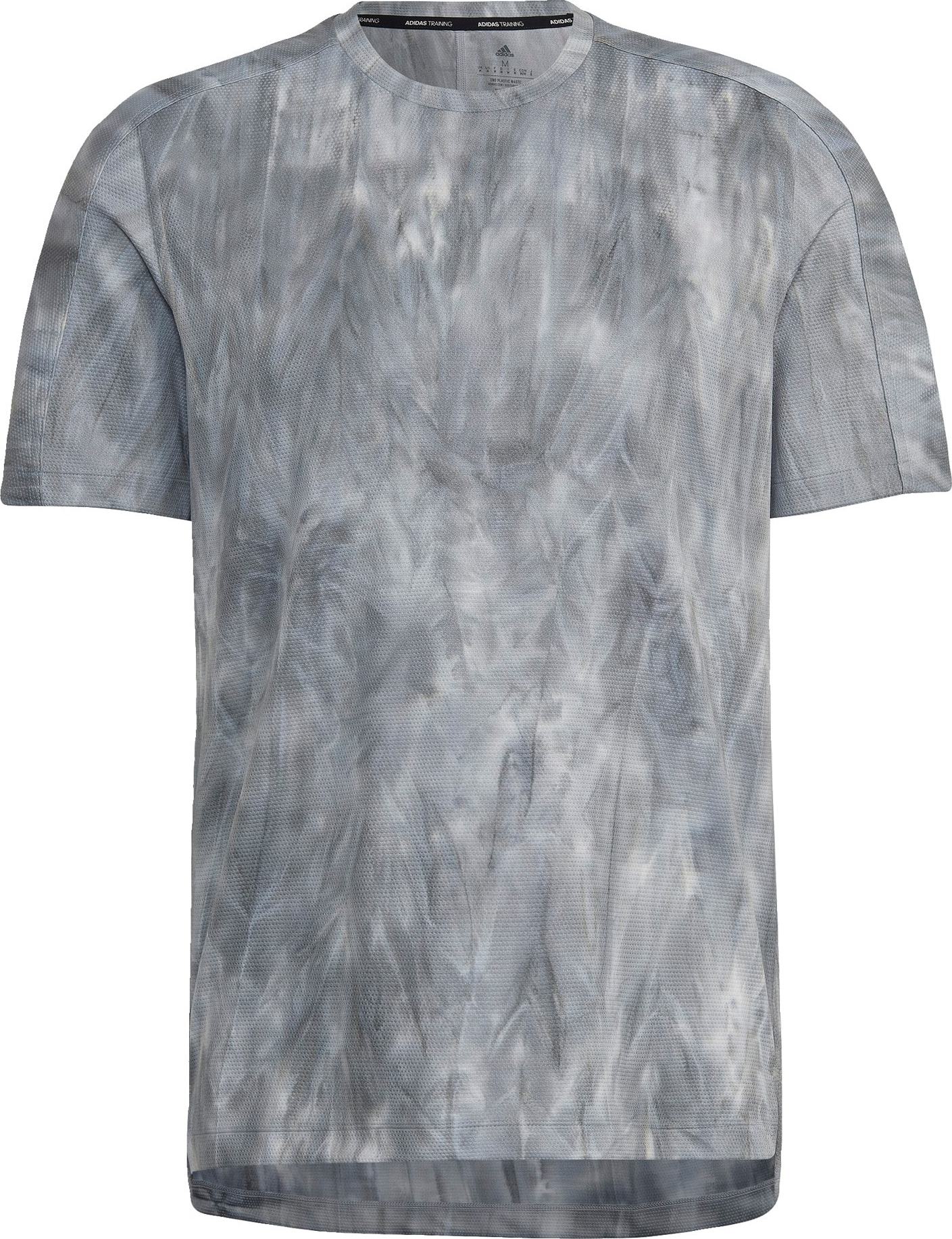 ADIDAS SPORTSWEAR Funkční tričko šedá / světle šedá / černá