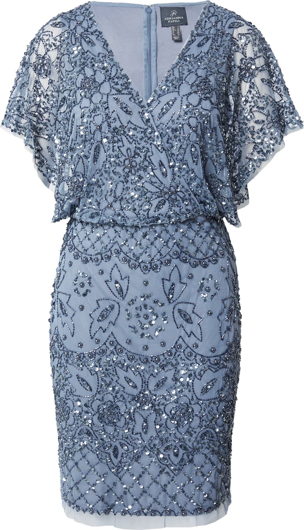 Adrianna Papell Koktejlové šaty chladná modrá
