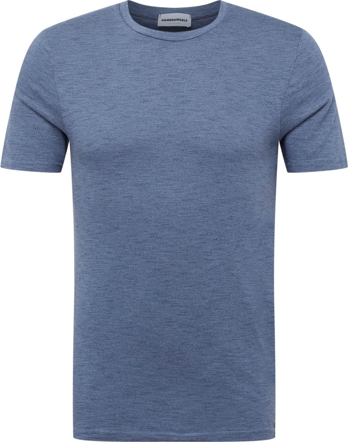 ARMEDANGELS Tričko 'Jaames' světlemodrá / tmavě modrá