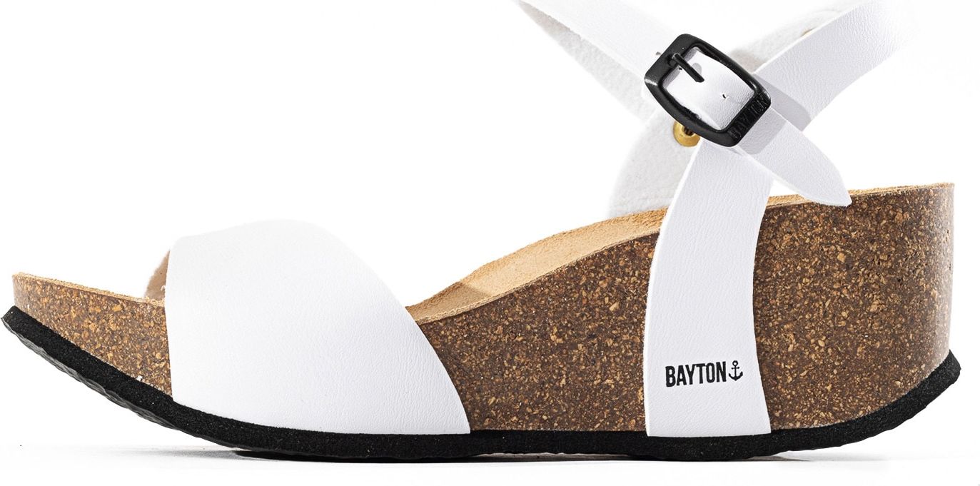 Bayton Sandály 'Maya' černá / bílá