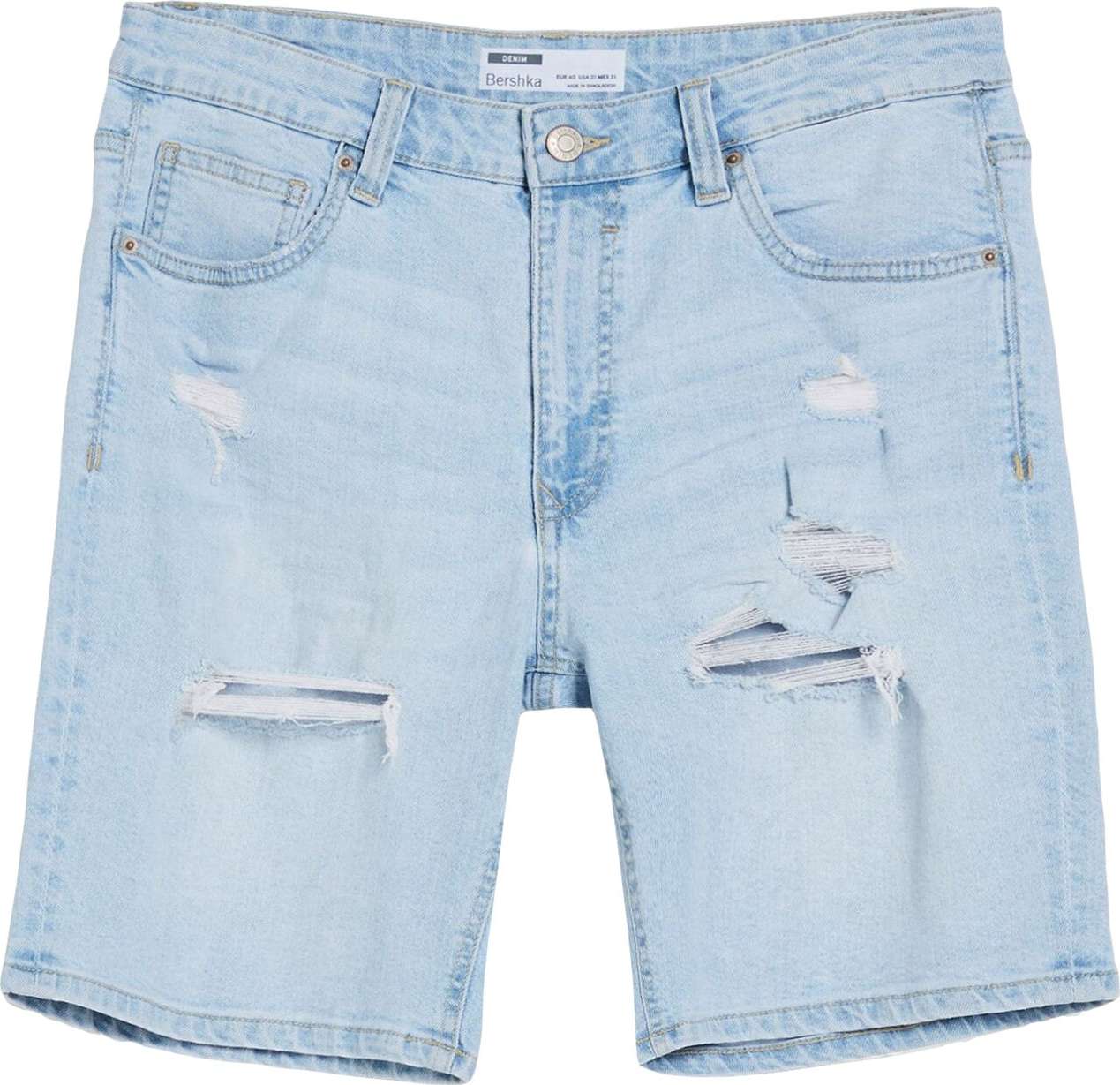 Bershka Džíny modrá džínovina