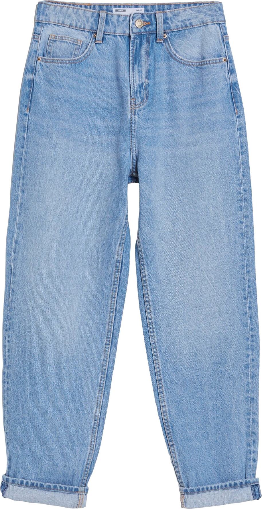 Bershka Džíny světlemodrá