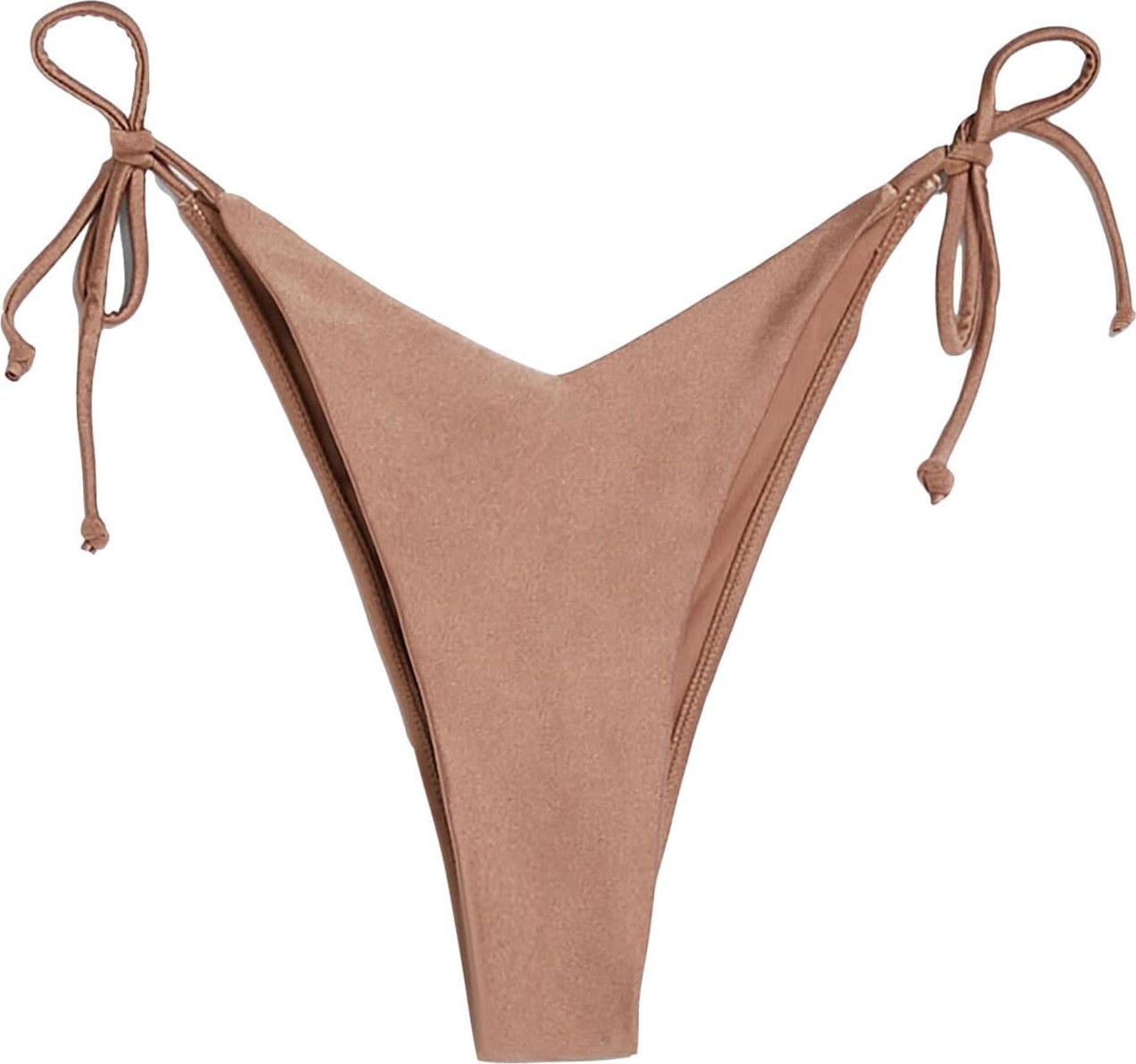 Bershka Spodní díl plavek hnědá