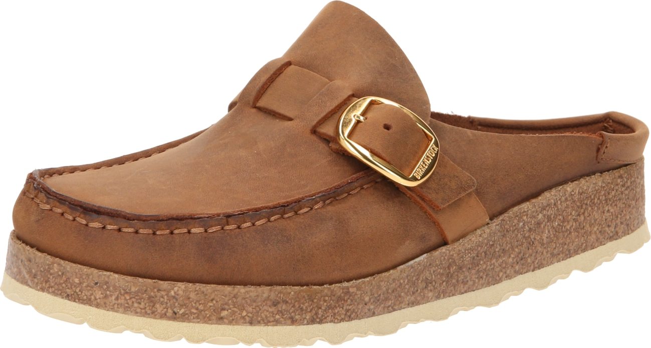 BIRKENSTOCK Pantofle 'LEOI' hnědá