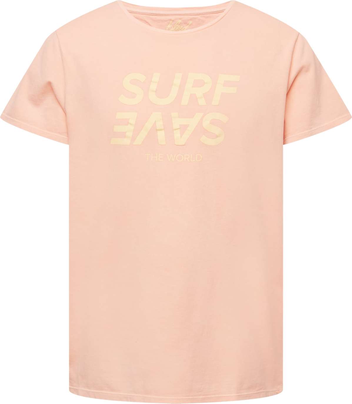 bleed clothing Tričko pastelově žlutá / meruňková