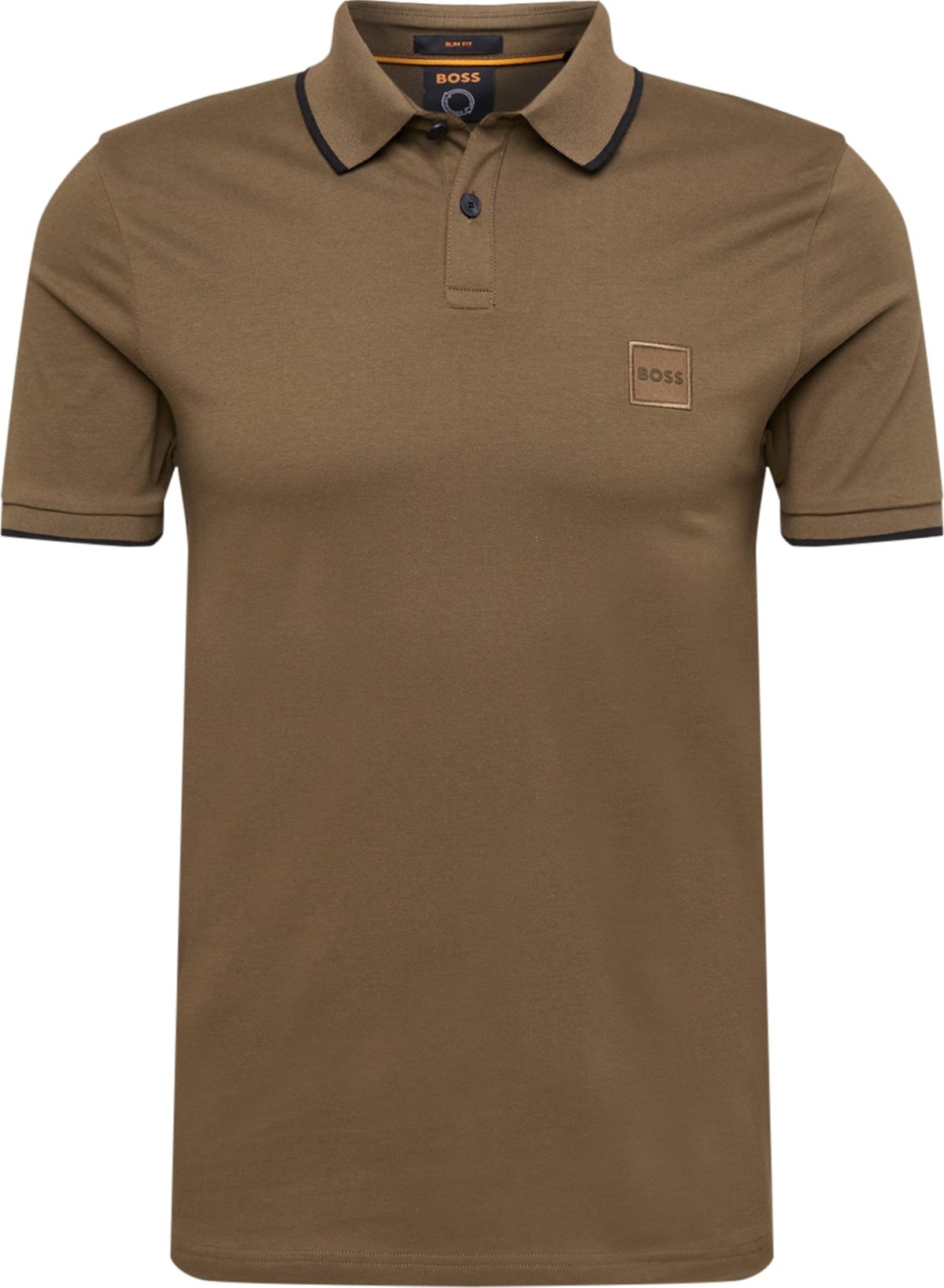 BOSS Orange Tričko 'Passertip' hnědá