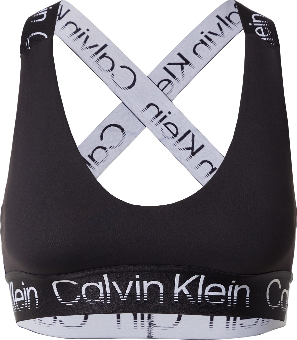 Calvin Klein Sport Podprsenka černá / bílá