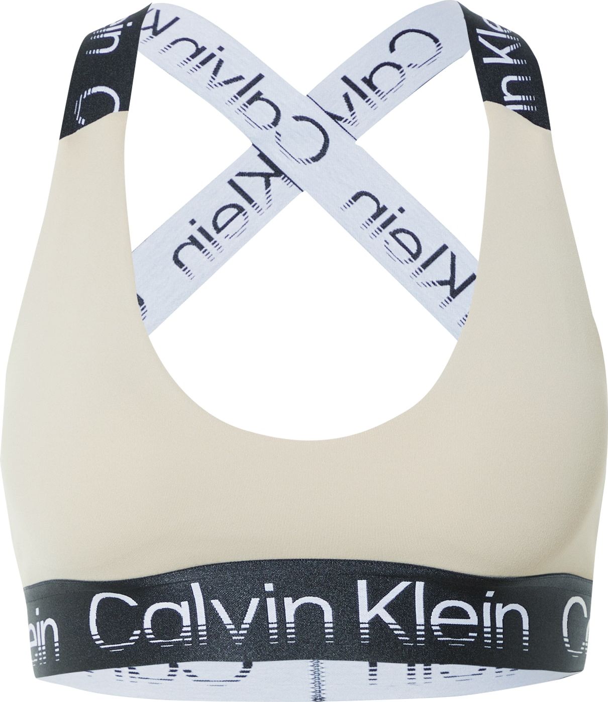 Calvin Klein Sport Podprsenka režná / černá / bílá