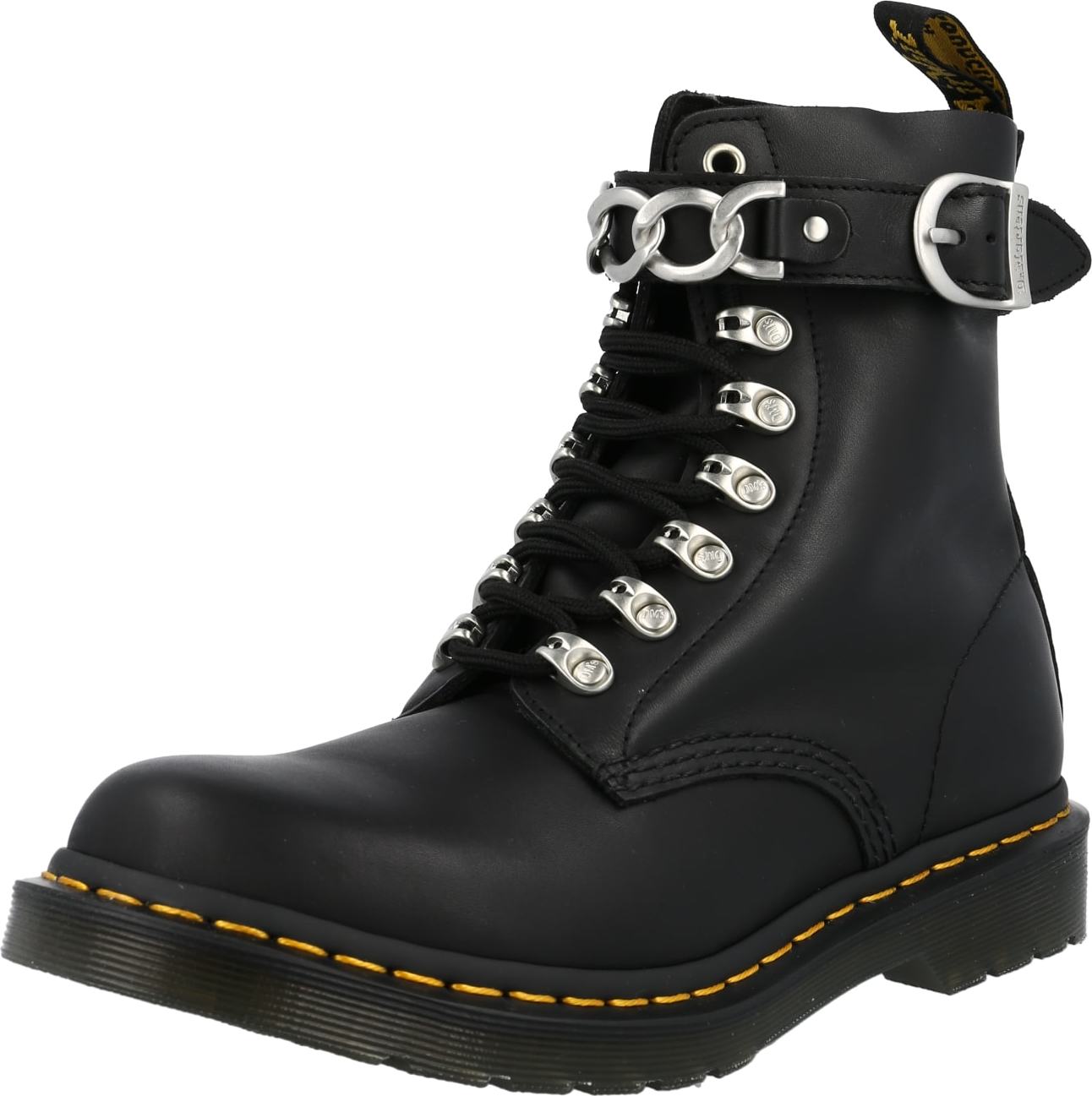 Dr. Martens Šněrovací kozačky černá