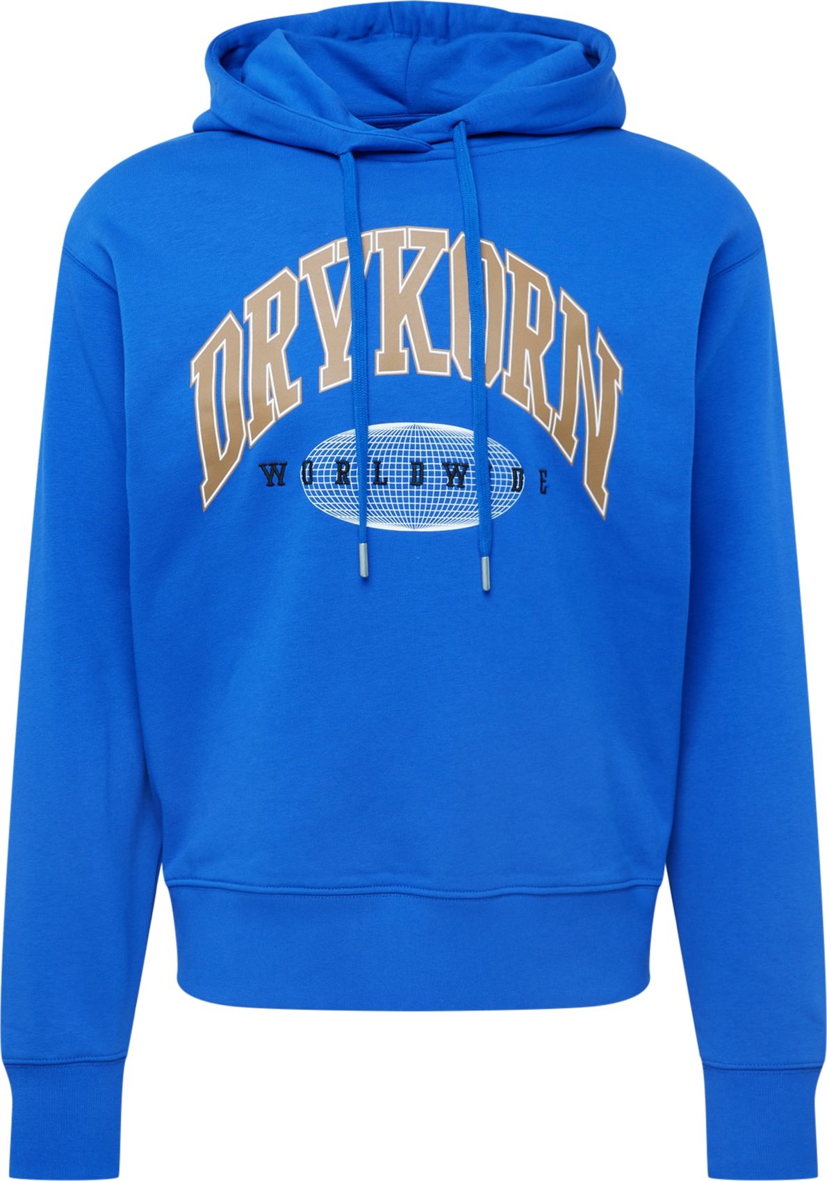 DRYKORN Mikina 'Bradley' modrá / oranžová