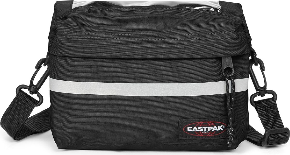 EASTPAK Taška přes rameno 'AMAN BIKE' černá / bílá