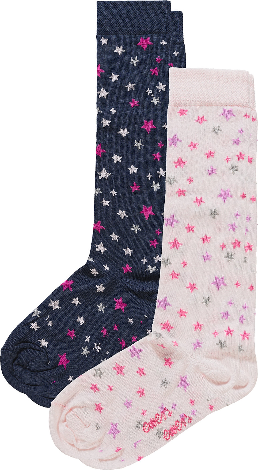 EWERS Ponožky noční modrá / pink / růže / bílá