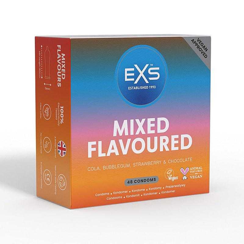 EXS Mixed Flavours pack Kondomy 48 ks EXS