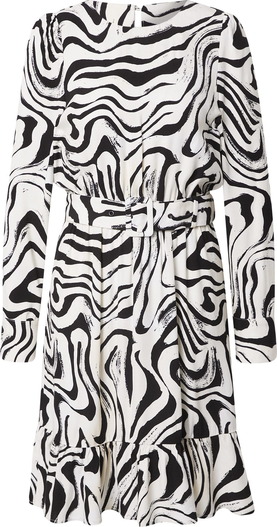 Fabienne Chapot Košilové šaty 'Freddie' černá / bílá