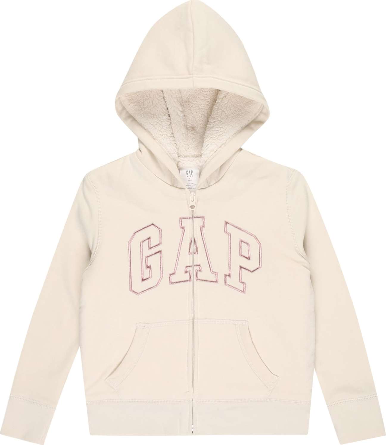 GAP Mikina růžová / barva bílé vlny