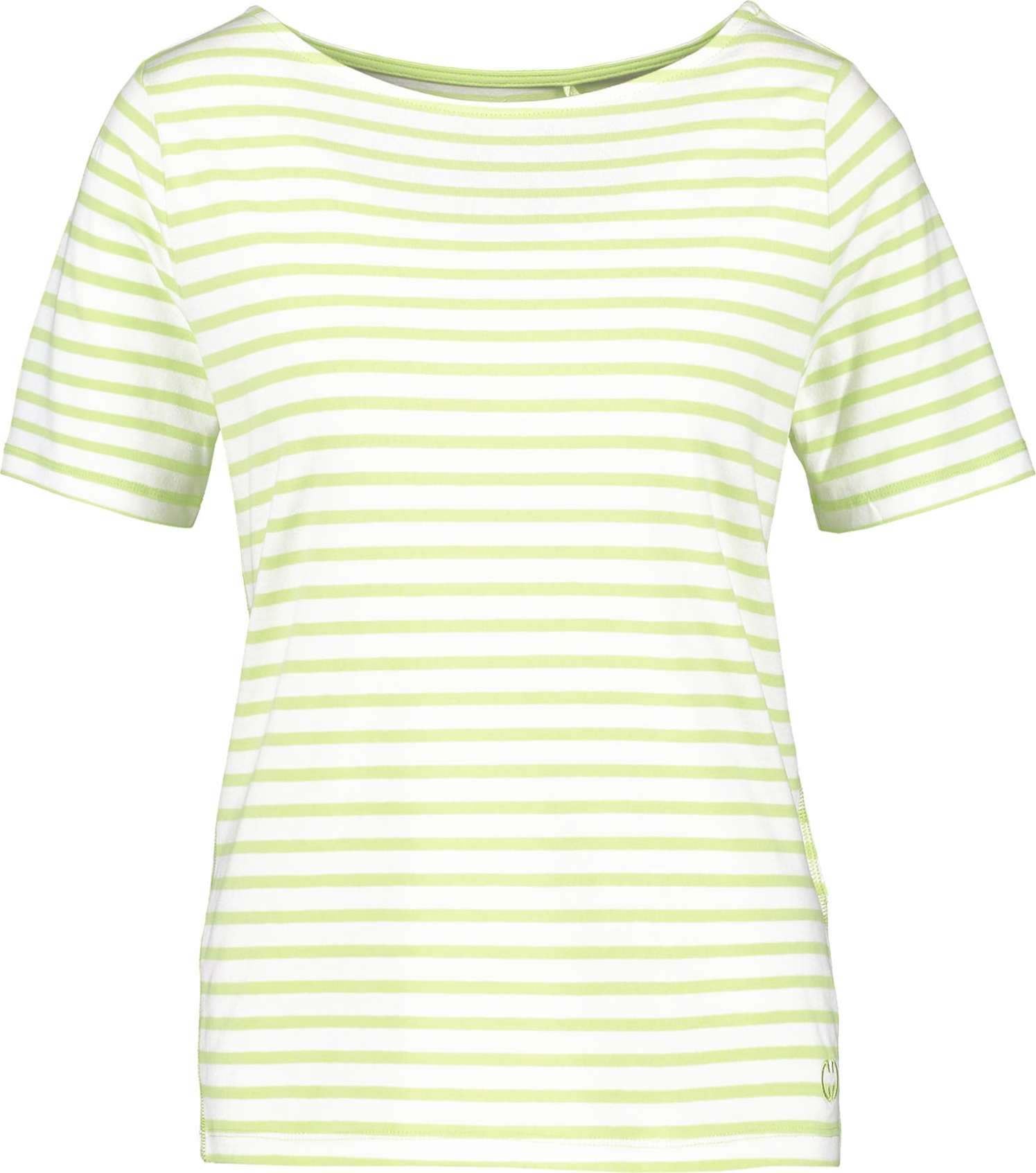 GERRY WEBER Tričko světle zelená / bílá
