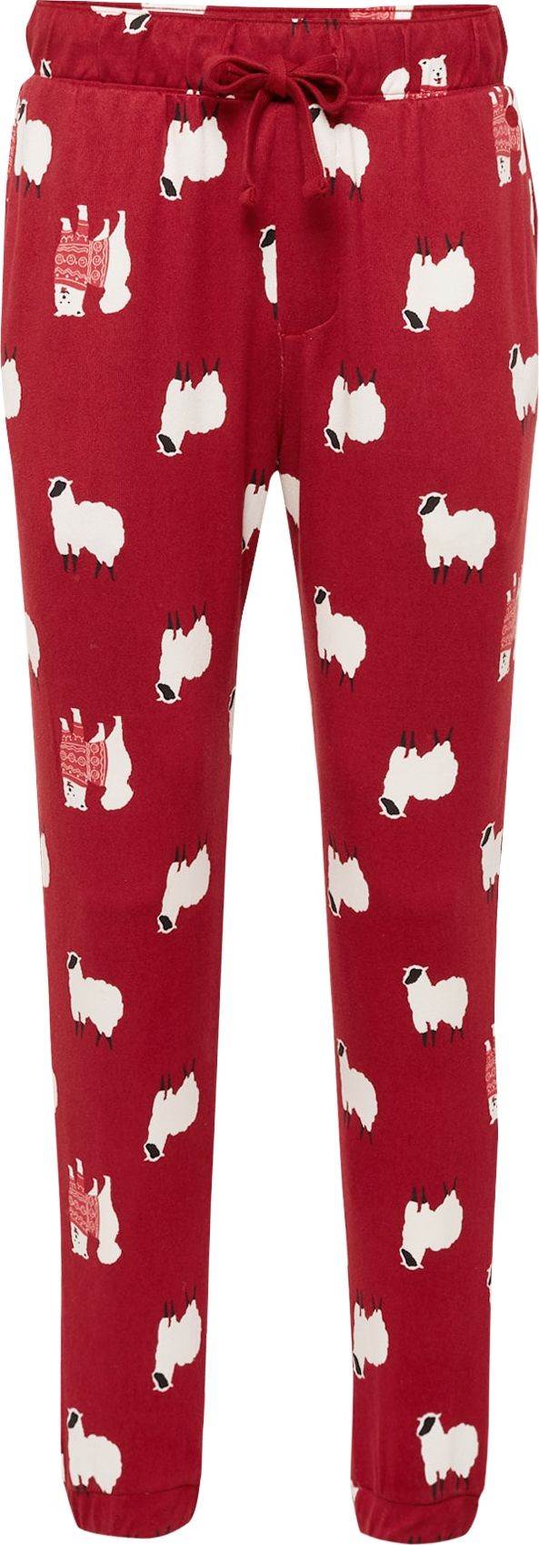 Gilly Hicks Pyžamové kalhoty červená / tmavě červená / bílá