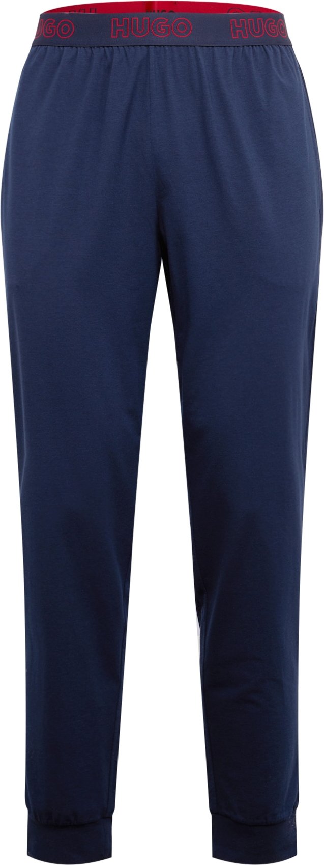 HUGO Pyžamové kalhoty 'Unite' námořnická modř / červená