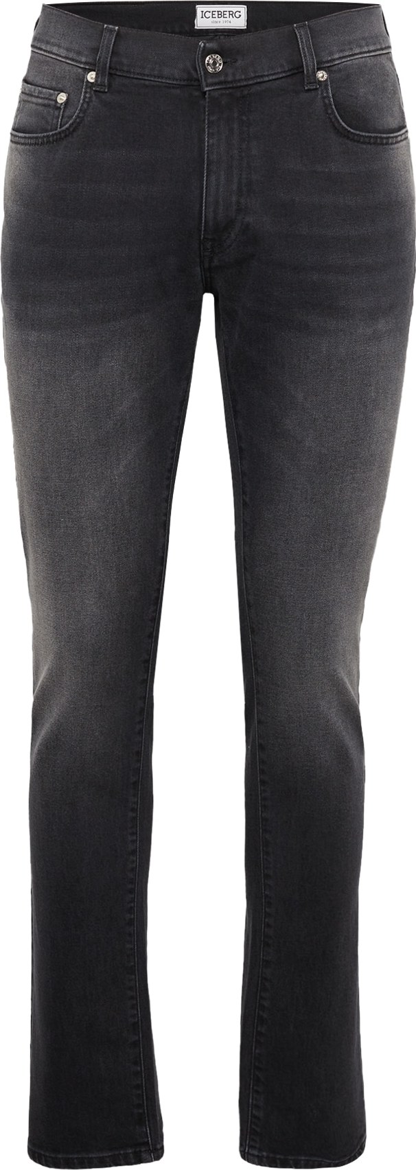 ICEBERG Džíny pueblo / černá džínovina / bílá