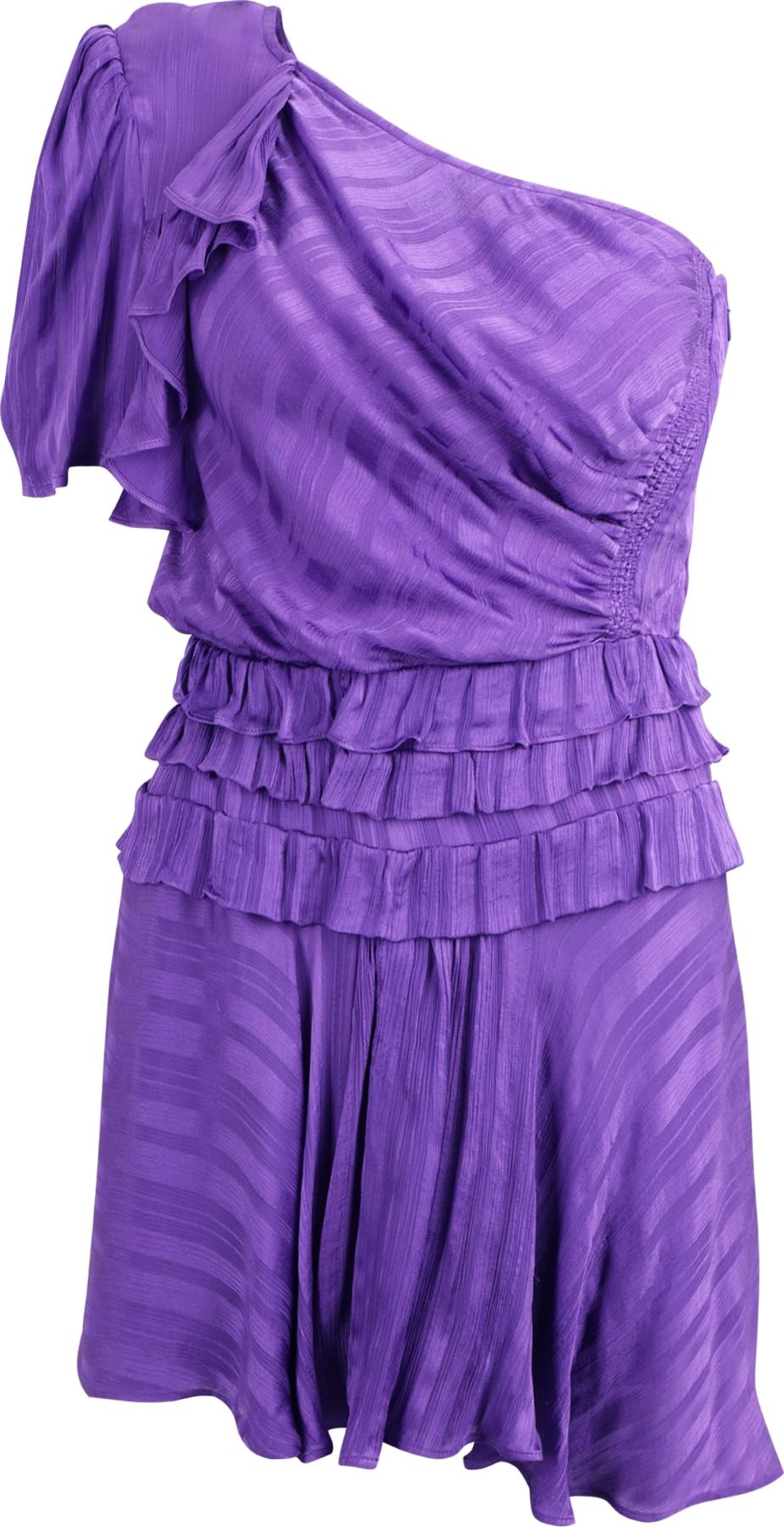 IRO Koktejlové šaty 'PARDEE' svítivě fialová
