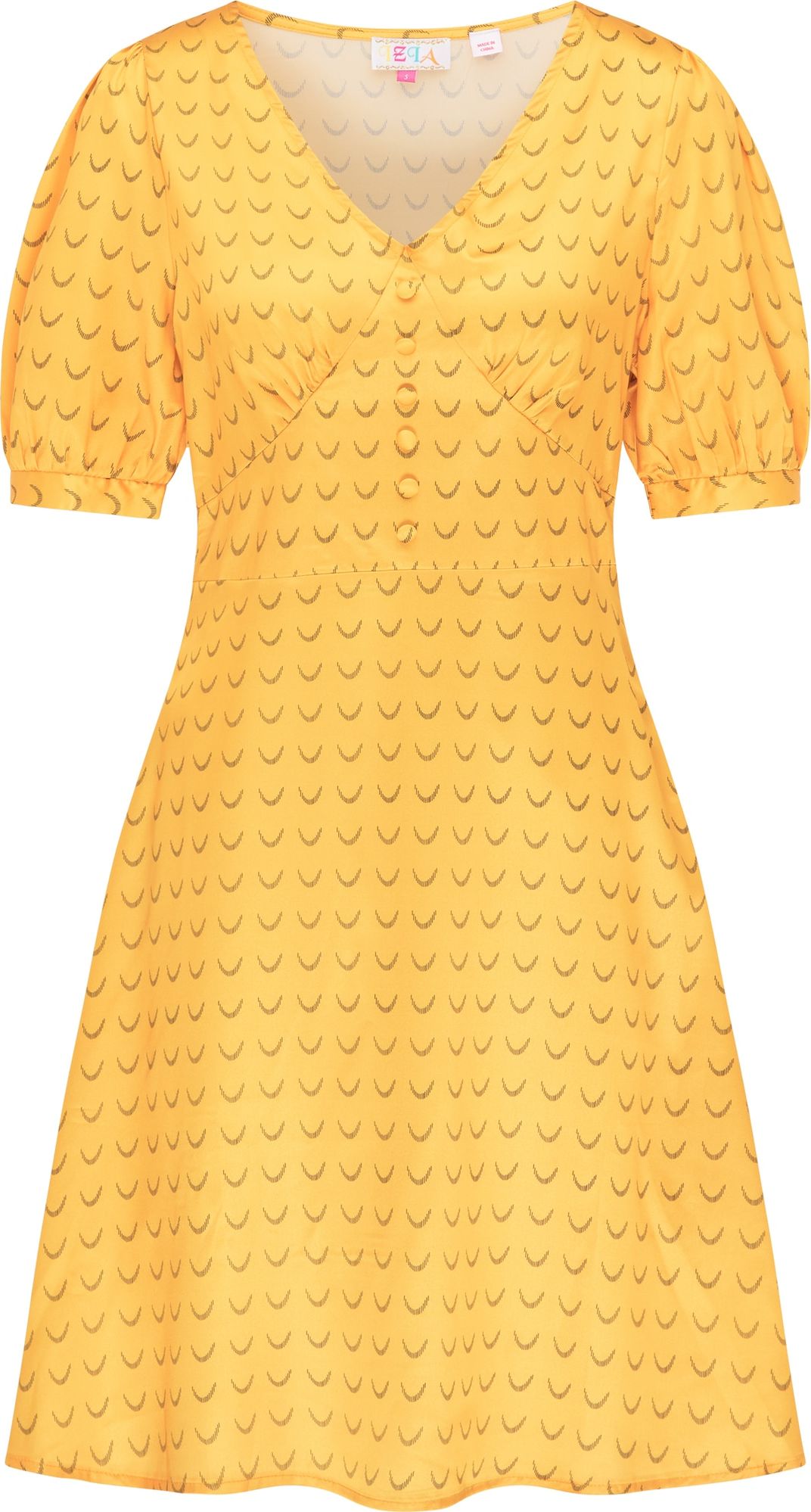 IZIA Košilové šaty žlutá