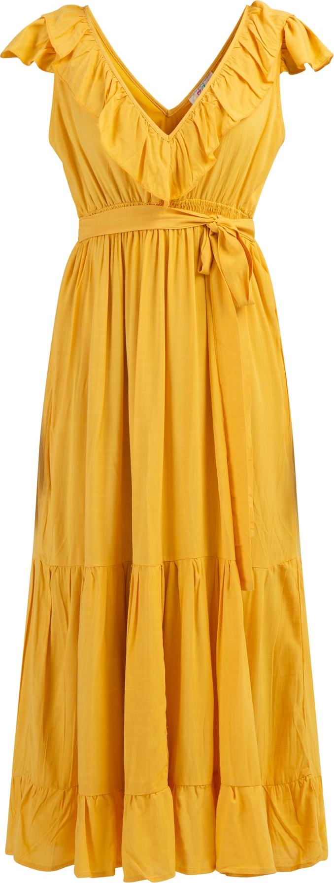 IZIA Letní šaty žlutá