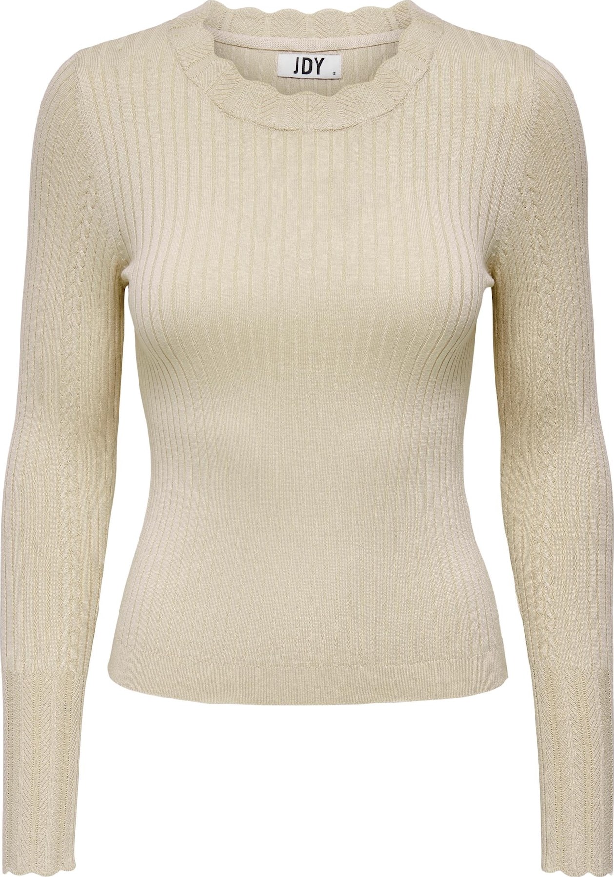 JDY Svetr 'Plum Mara' krémová