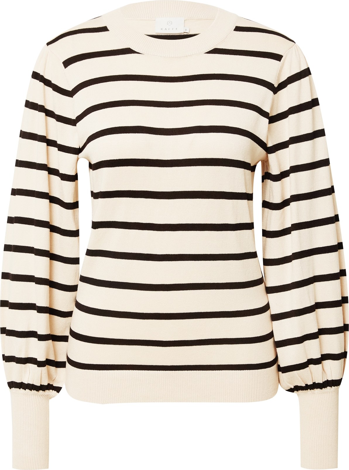 Kaffe Svetr 'Amala' černá / barva bílé vlny