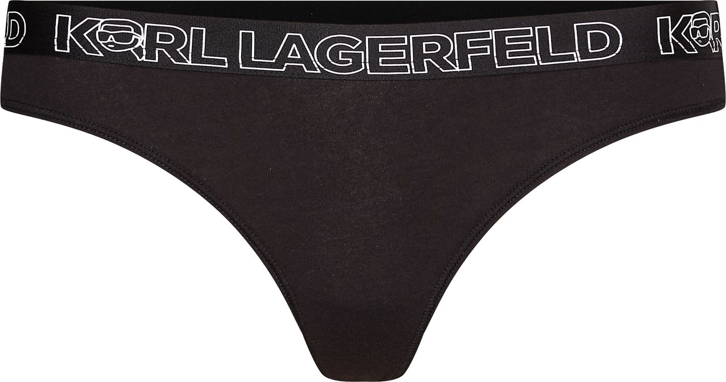Karl Lagerfeld Kalhotky ' Ikonik 2.0' černá / bílá