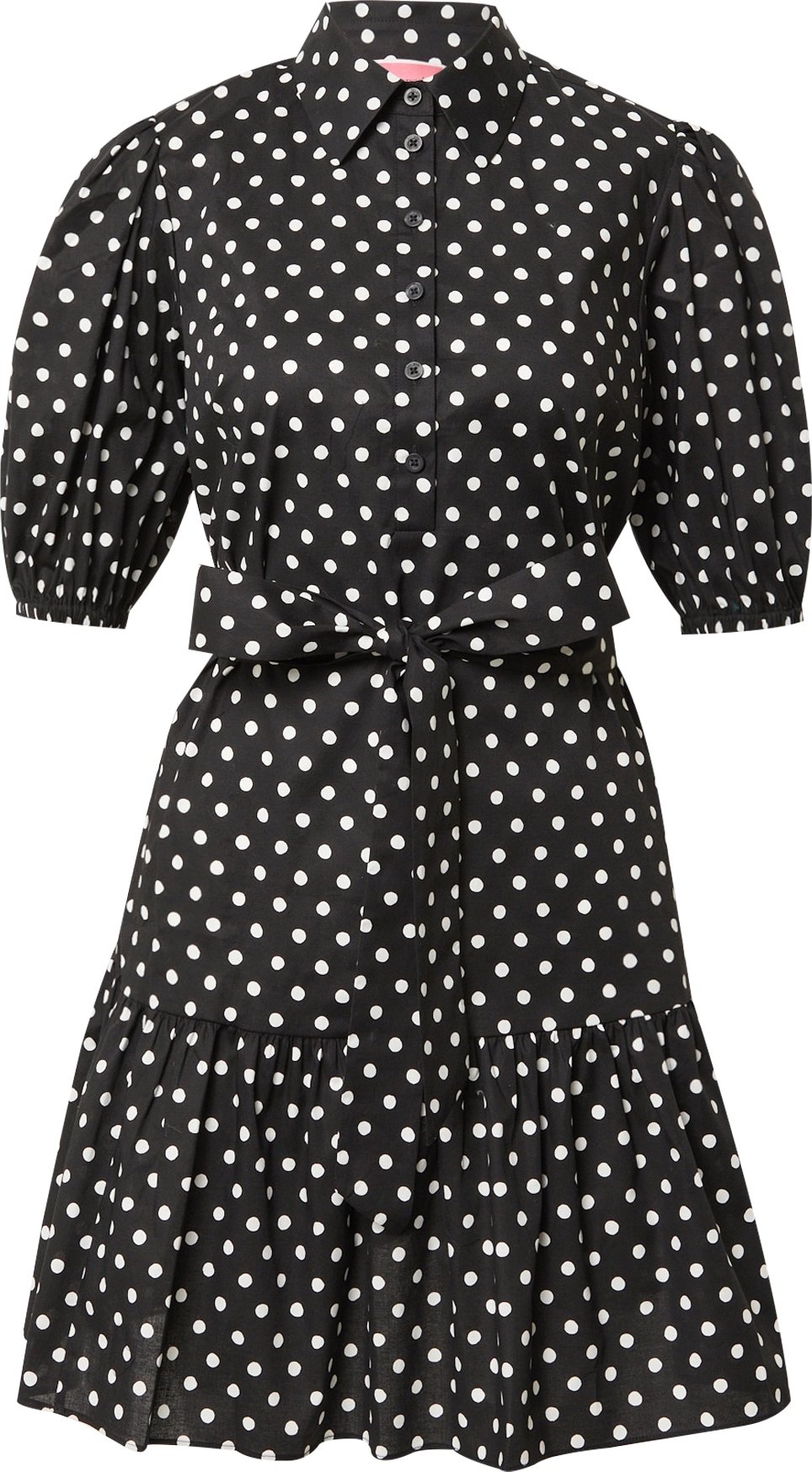 Kate Spade Košilové šaty 'Harmony' černá / bílá