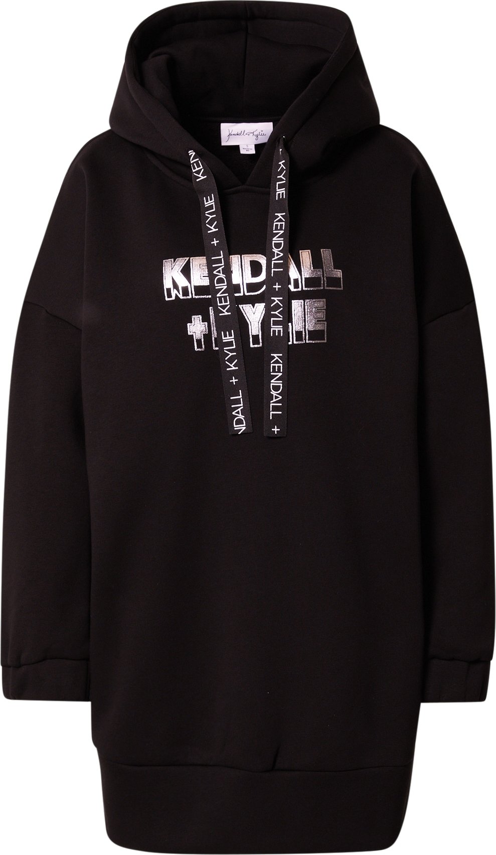 KENDALL + KYLIE Šaty černá / stříbrná