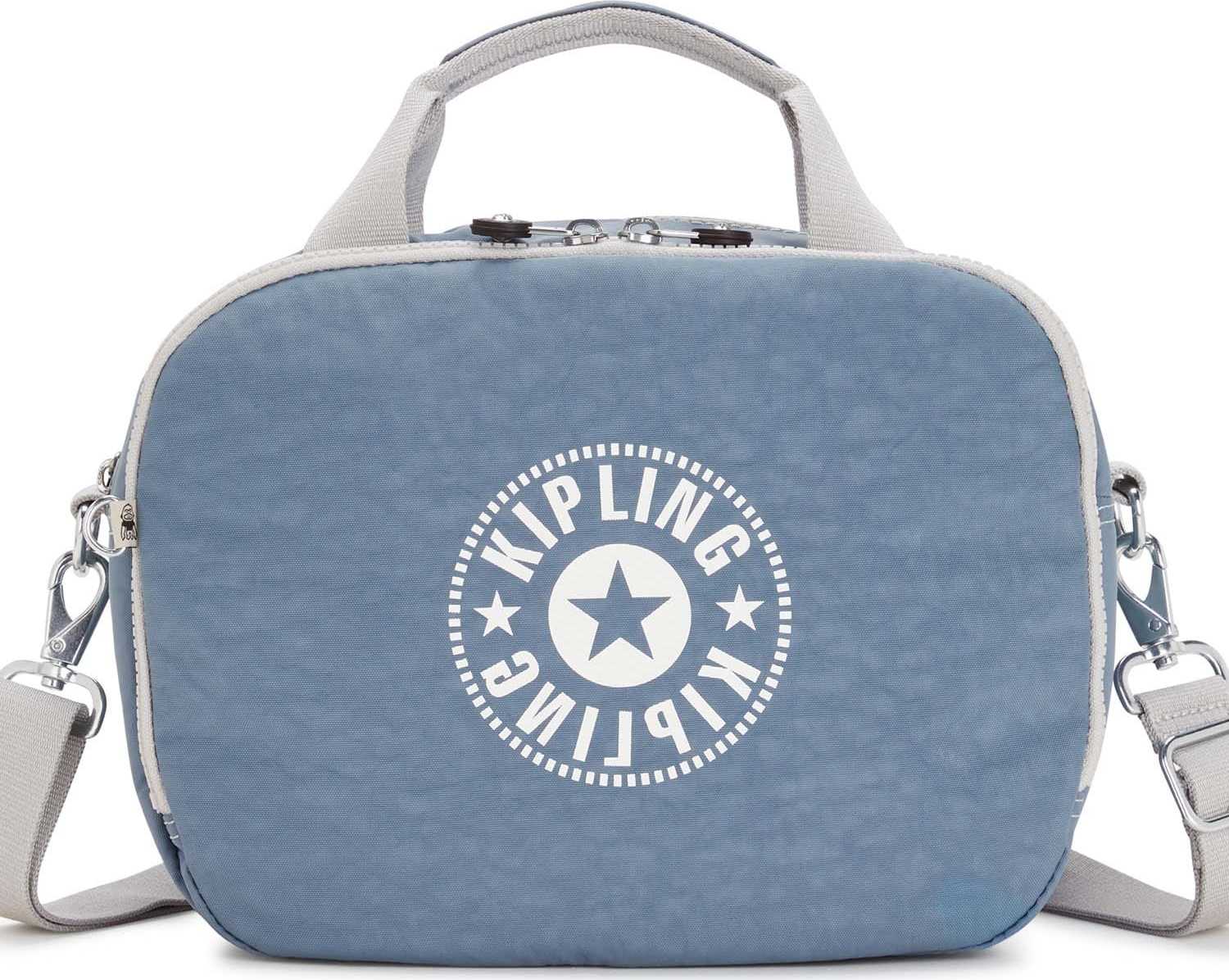 KIPLING Toaletní taška 'PALMBEACH' chladná modrá / bílá