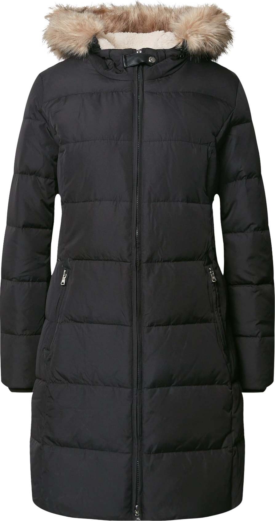 Lauren Ralph Lauren Zimní kabát hnědá / černá
