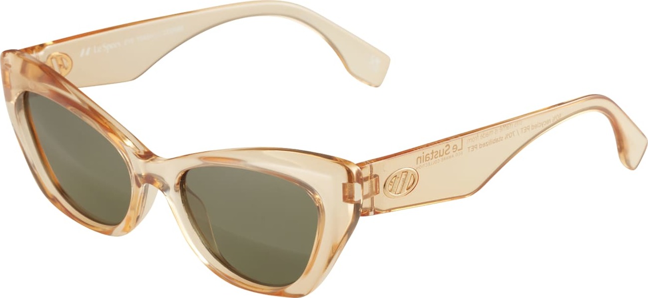 LE SPECS Sluneční brýle 'EYE TRASH' písková