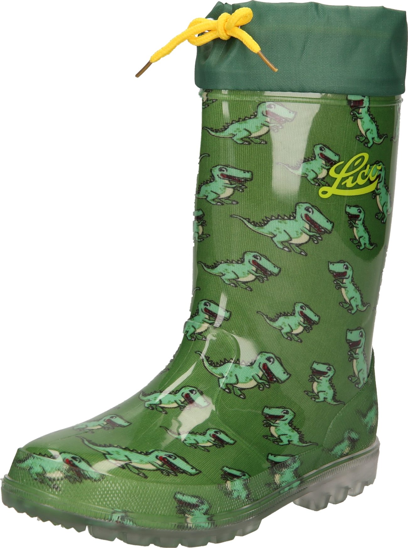 LICO Gumové holínky zelená / mix barev