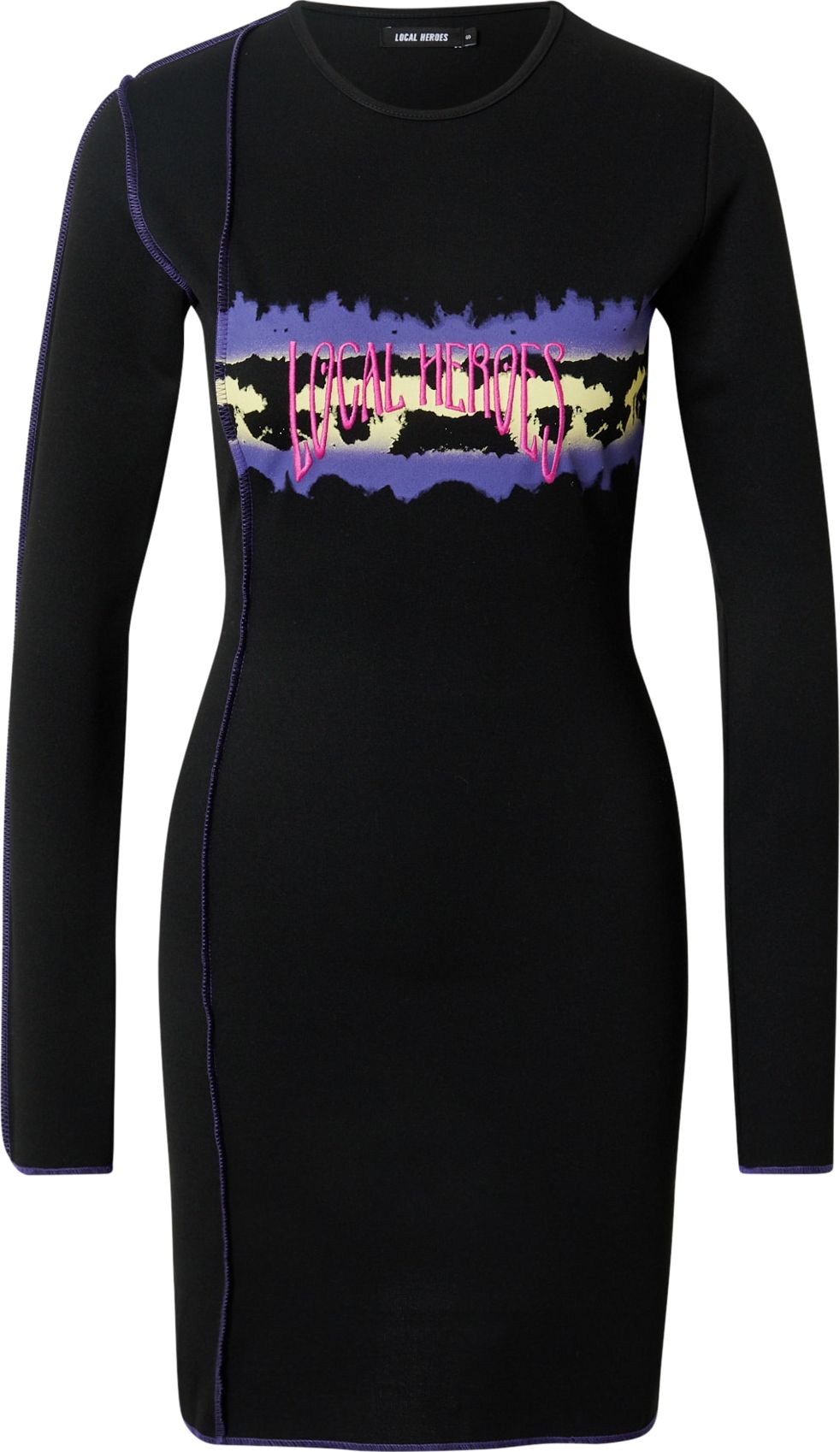 LOCAL HEROES Šaty 'FANTASY' mix barev / černá