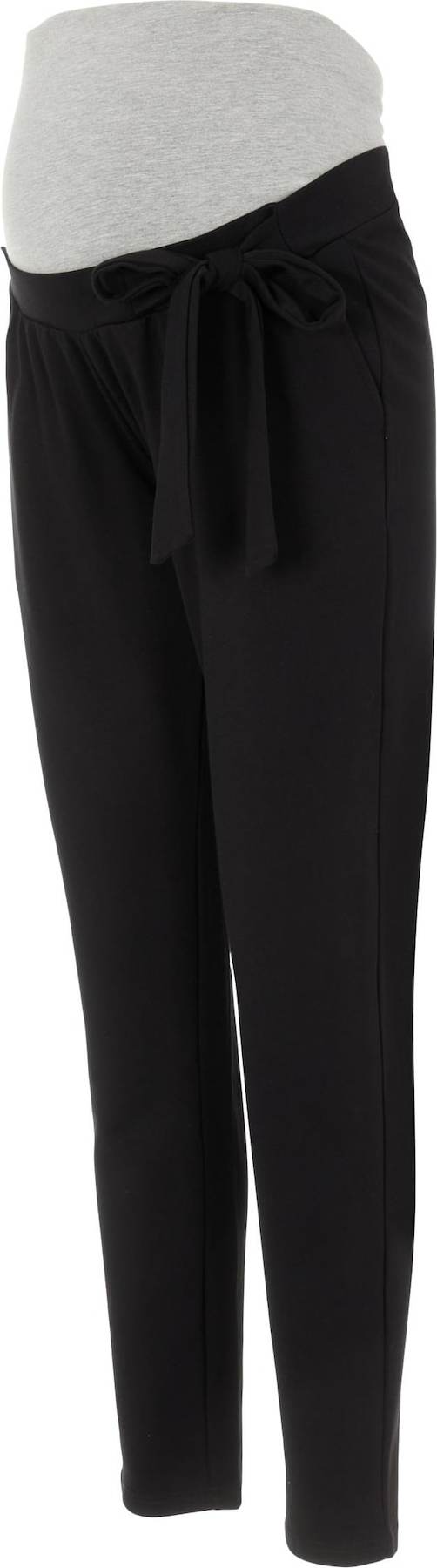 MAMALICIOUS Kalhoty 'Masmini' šedý melír / černá