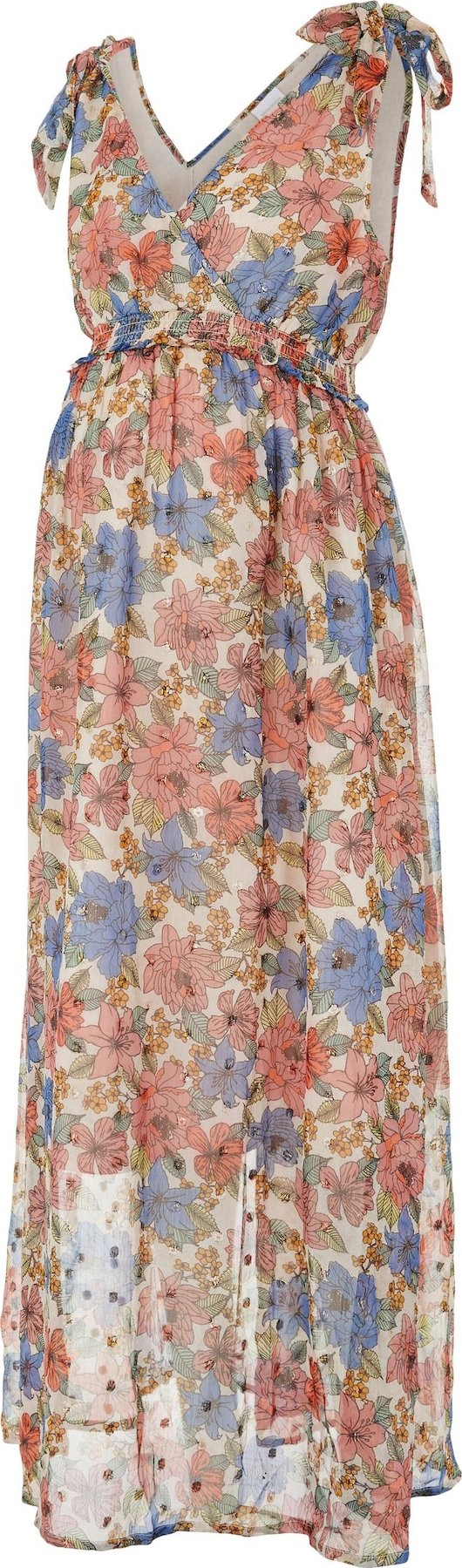 MAMALICIOUS Šaty 'BRIA' zlatě žlutá / pastelově zelená / starorůžová / černá / bílá