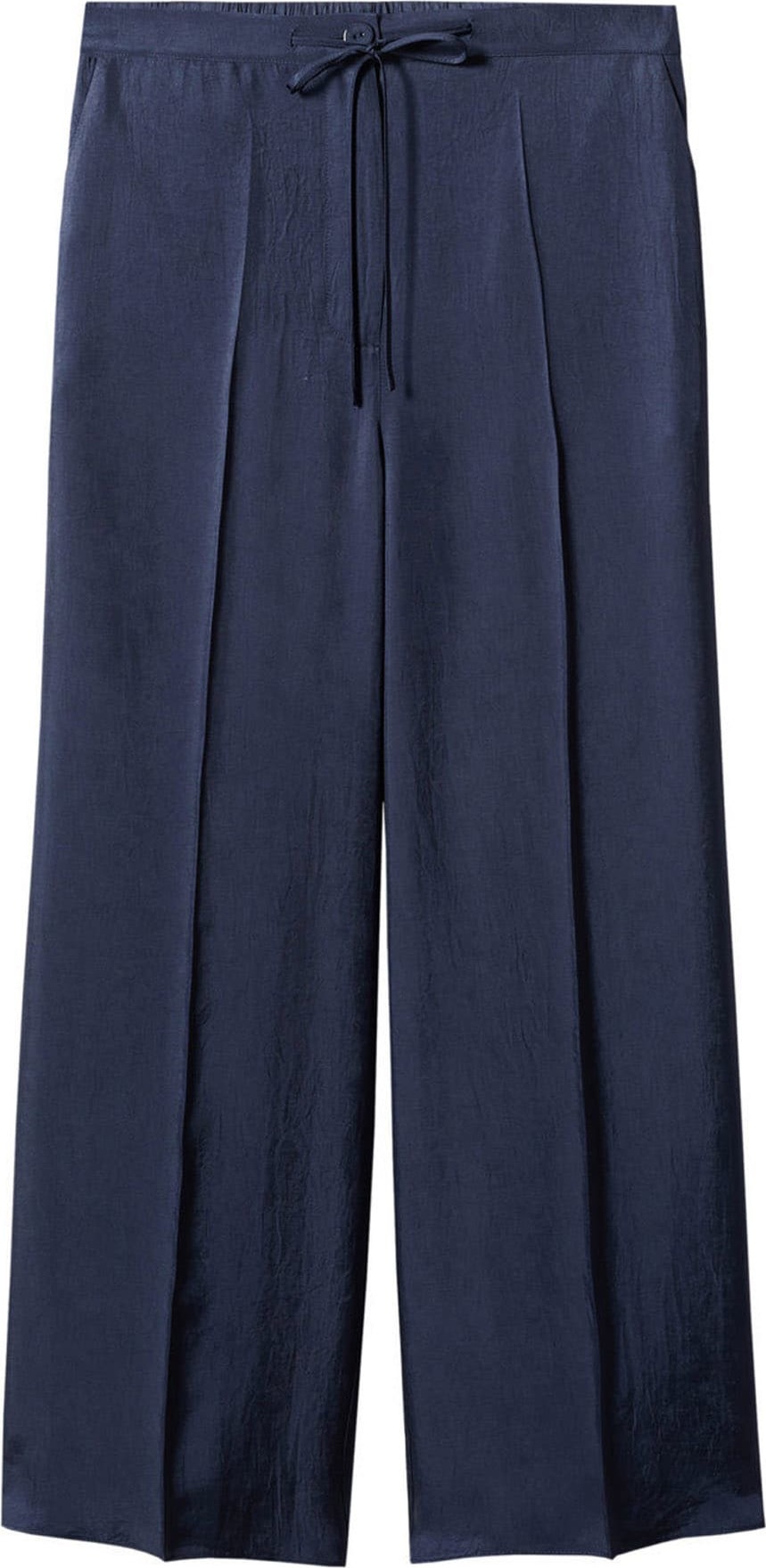 MANGO Kalhoty s puky 'EMMA' námořnická modř