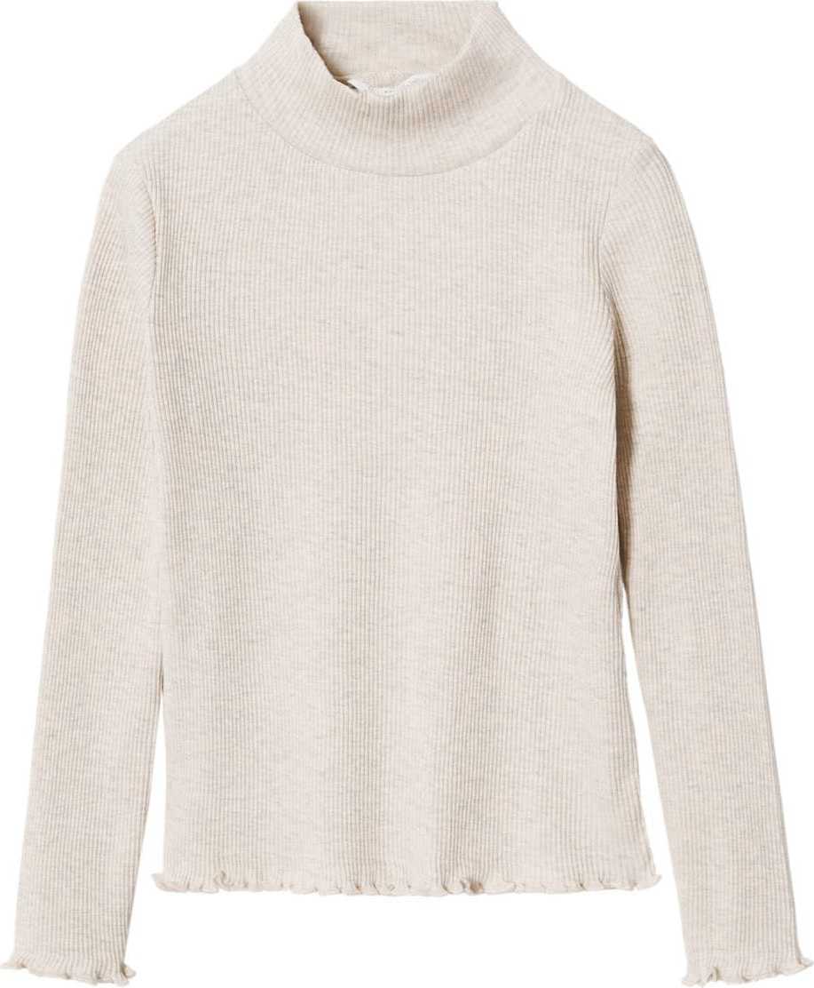 MANGO KIDS Tričko starobéžová