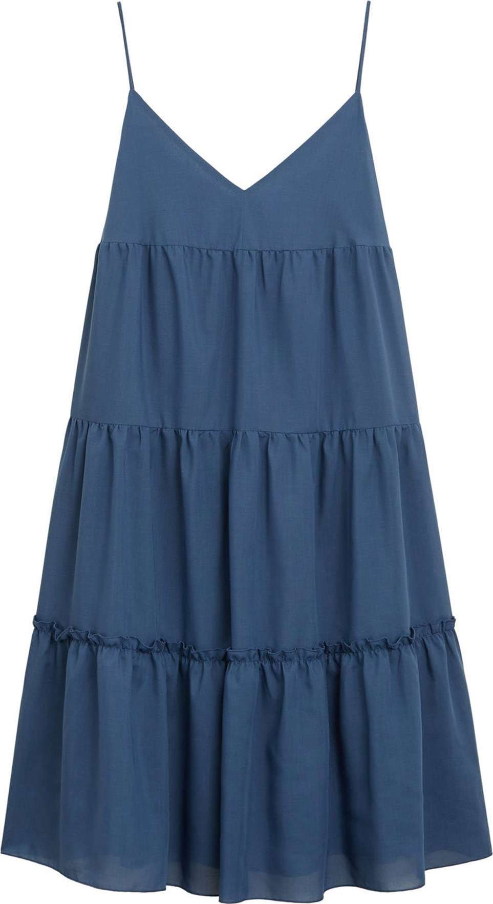 MANGO Letní šaty 'Furbi' nebeská modř